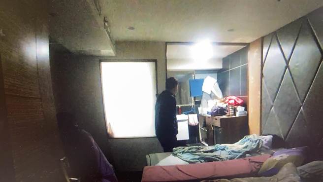 协会附设vip休息室，赌客打累直接睡觉。（警方提供，文：陈鸿伟）