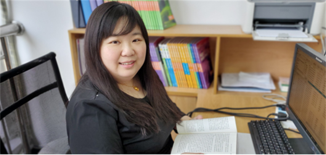 廣西師範大學台籍教師王孟筠老師。(作者提供)