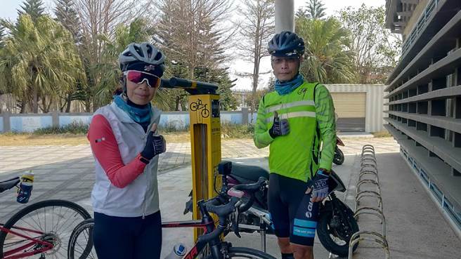 云林县口湖游客中心提供免费借用自行车服务，邀请大家春旅乐活、骑游云滨。（口湖游客中心提供／张朝欣云林传真）