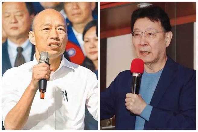 中广董事长赵少康、前高雄市长韩国瑜。(本报系资料照)