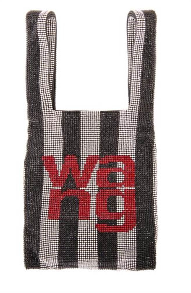 alexanderwang镶钻LOGO迷你手袋，原价6万8800元、特价2万640元。（微风提供）