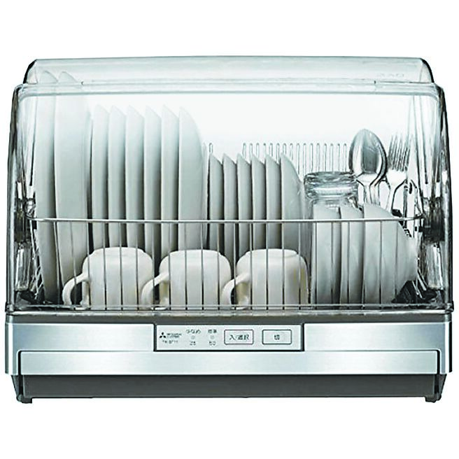 乐天市场中嘉顿国际的三菱MITSUBISHI不锈钢烘碗机，原价6100元，特价5190元。（乐天市场提供）