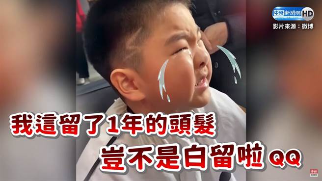 留髮1年閃電造型剪壞了  激動弟爆哭「這是個２！」