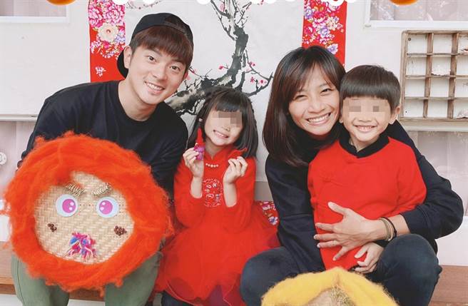 宥胜和蕾妈育有一子一女。（图／翻摄自宥胜之旅脸书）