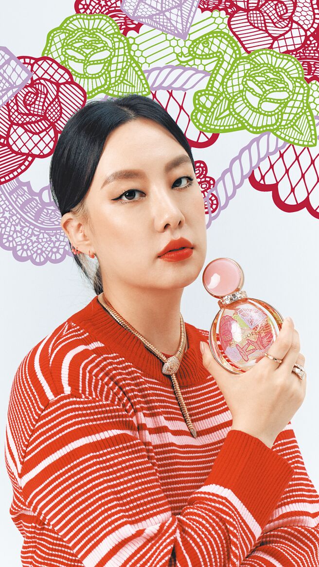 韩国设计师Kathleen Kye为宝格丽香水设计外装 。（宝格丽提供）