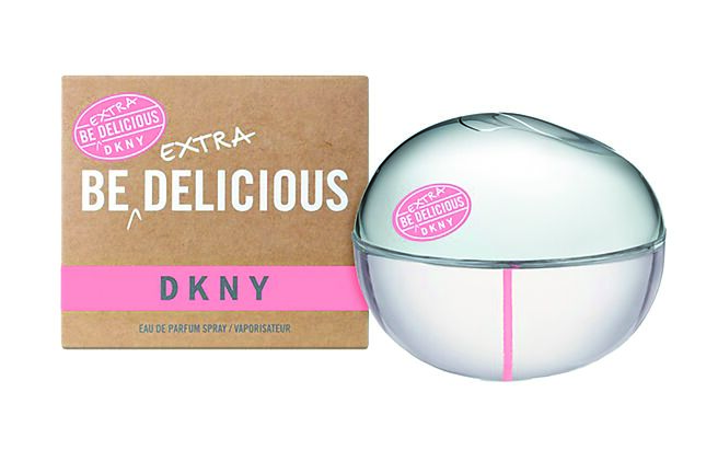 DKNY甜糖派对苹果淡香精，50ml／2550元，100ml／3200元。（DKNY提供）