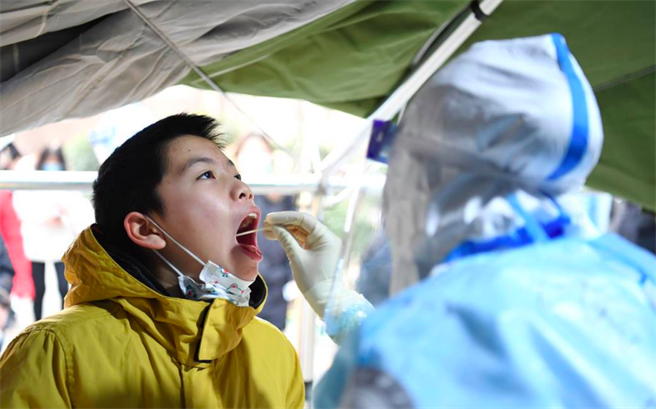 大陸疫情似有趨緩跡象。（圖／新華社）