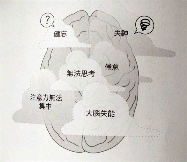 你脑雾了吗？现在逆转还来得及。跟着专家改变生活习惯，让大脑过好日子。（图／新自然主义提供）