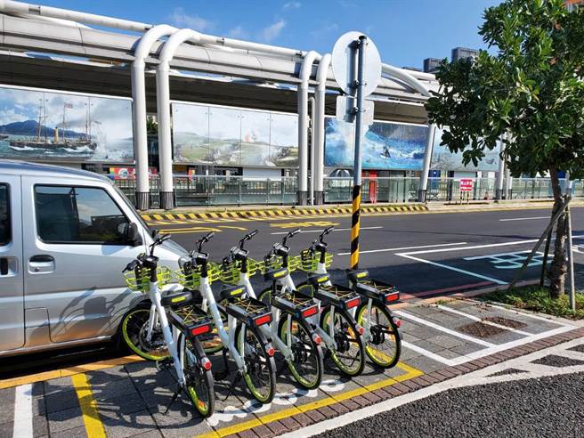 新北共享运具管理办法上路 同车格不能停超过72小时。（新北市交通局提供／叶德正新北传真）