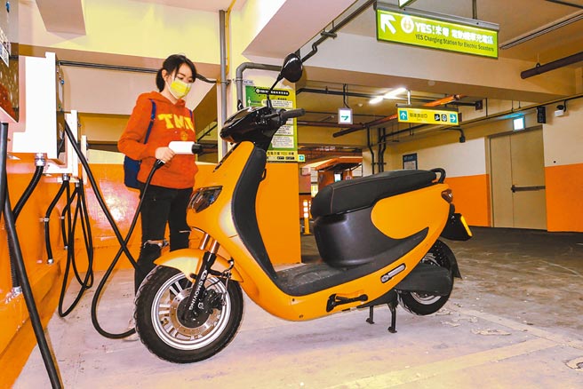 「YES!来电」裕电能源打造校园智慧充电生活圈。图／业者提供