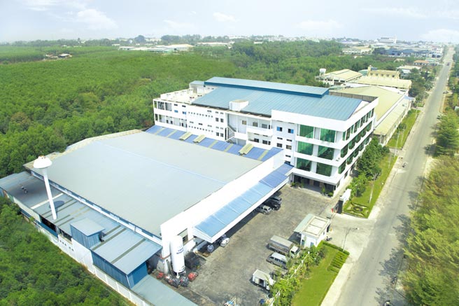台湾优力胶业越南生产基地。图／业者提供