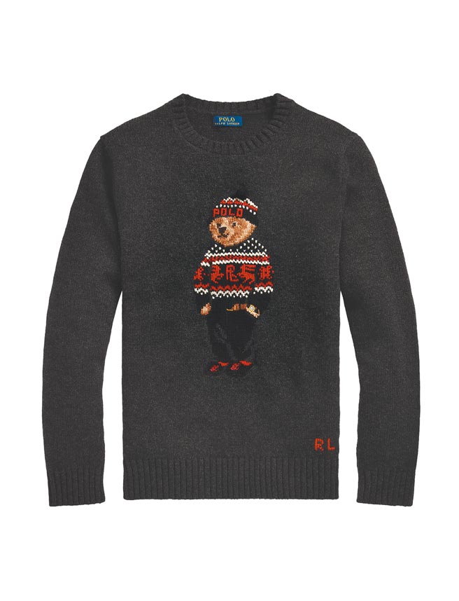 Polo Ralph Lauren LNY Polo熊毛衣，1万7880元。（Polo Ralph Lauren提供）