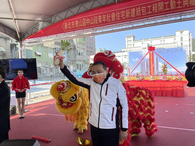 泰山青年社宅预计将在后年完工，已让新北市达到万户社宅目标。（李俊淇摄）