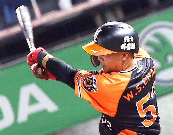 统一狮外野手张伟圣。（报系资料照）