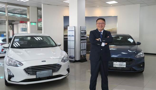 超级汽车销售王！福彰汽车彰化分公司经理王坚志，去年卖出200多辆新车，上月更创下单月41辆车的个人新高纪录。（谢琼云摄）