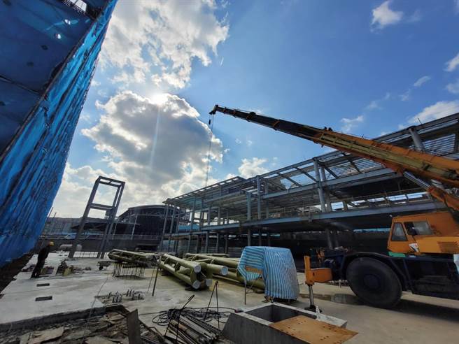 基隆转运站工程基地位于市区交通枢纽，主体为2层楼建筑物。（基隆市政府提供／陈彩玲基隆传真）