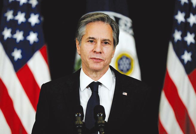 美国国务卿布林肯。（美联社）