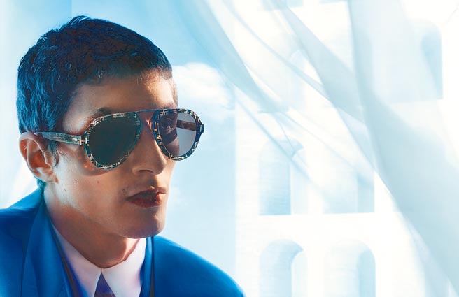 FENDI春夏新款太阳眼镜，充满復古风。（FENDI提供）