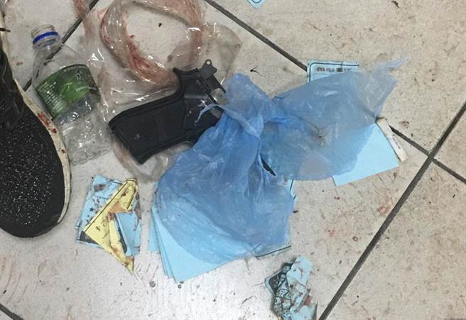 湯男所持改造手槍。（讀者提供／劉秀芬台南傳真）