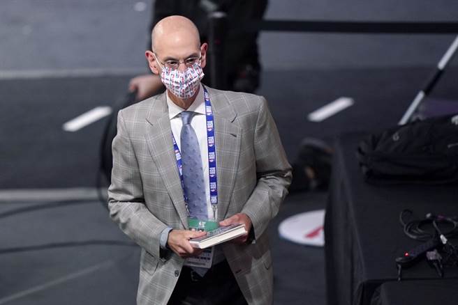 NBA總裁席爾佛始終堅持續辦今年亞特蘭大全明星賽。(美聯社)