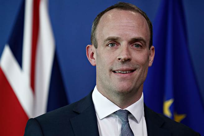 英国外交大臣拉布（Dominic Raab）。(图/shutterstock)