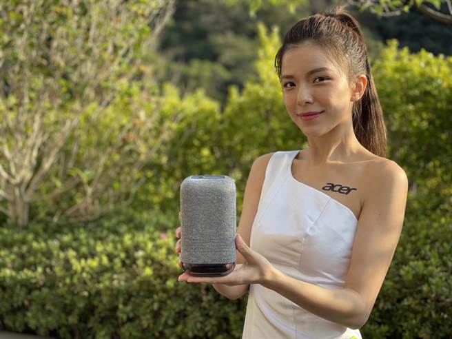 宏碁的智能音箱Acer Halo。（宏碁提供）