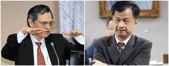 陈明通、邱太三。（本报资料照）