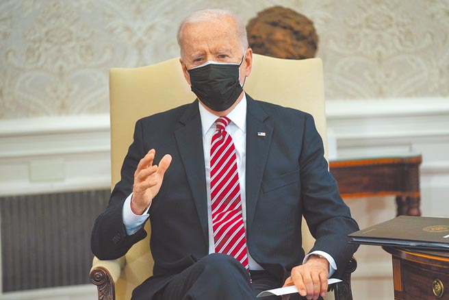 圖為美國總統拜登。（美聯社）