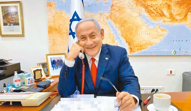 拜登向纳坦雅胡（见图）重申以往对以色列安全的「坚定承诺」。（摘自haaretz网站）