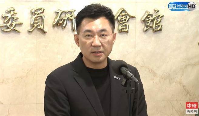 江启臣说明。(中时新闻网直播)