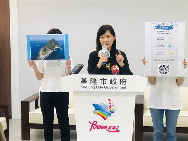 外傳回鍋高雄選立委，被視為基隆市長林右昌左右手的基隆市觀銷處長曾姿雯指出，現在講都太早，先做好自己本分。（吳康瑋攝）