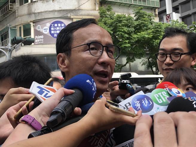 國民黨前主席朱立倫。（趙婉淳攝）