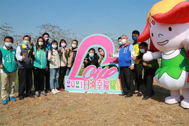 新冠疫情稍有缓和，继盐水蜂炮决定续办外，台南白河木棉花季也在20日开跑，为期3个礼拜，目前花况约1成左右，还未到高峰期。（庄曜聪摄）
