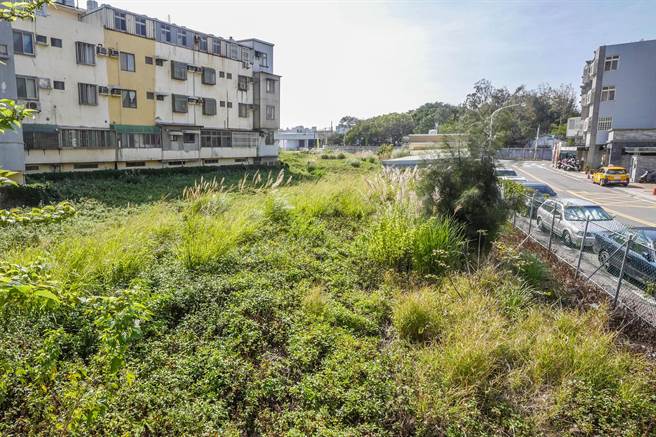 潤泰在新豐鄉泰豐段219地號近900坪土地，就在松林國小操場西側。（羅浚濱攝）