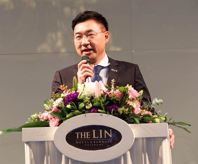 国内疫苗採购的进度受到各界的关注，国民党主席江启臣强调，希望政府能够加把劲。（陈世宗摄）