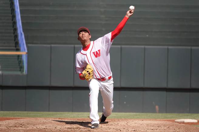 味全龍投手王維中明天將再度先發，局數將來到4局。（資料照，毛琬婷攝）