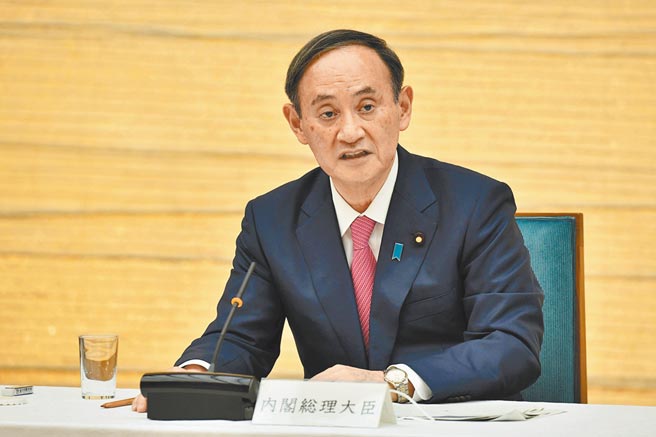 日本首相菅義偉去年9月上任後首次參加G7首腦會議。他表示，對大家的支持感到鼓舞。（路透）