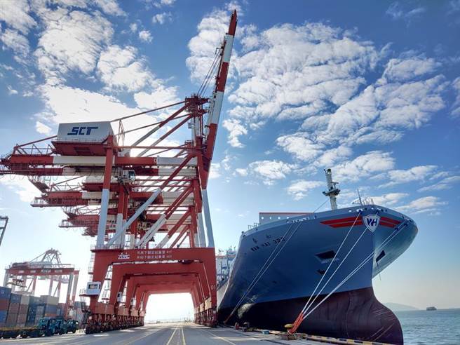 因應北美港口壅塞問題，萬海美西線採取分流措施。（圖／萬海提供） 
