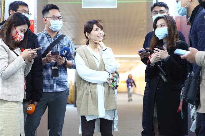 台北市政府发言人陈智菡。（张立勋摄）