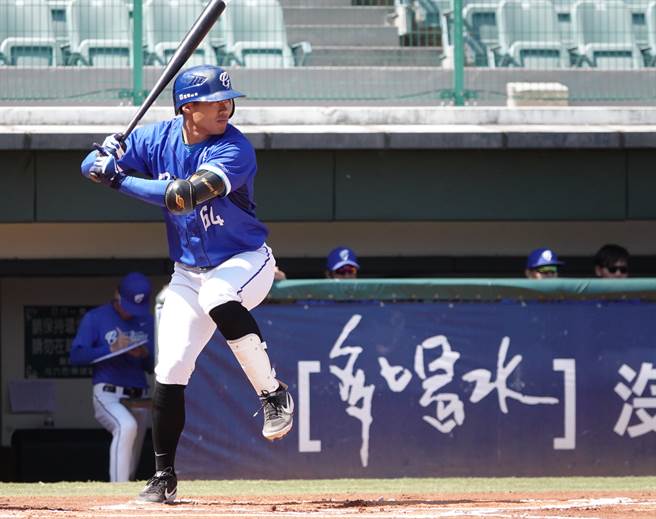 富邦悍将内野手林威廷。（毛琬婷摄）