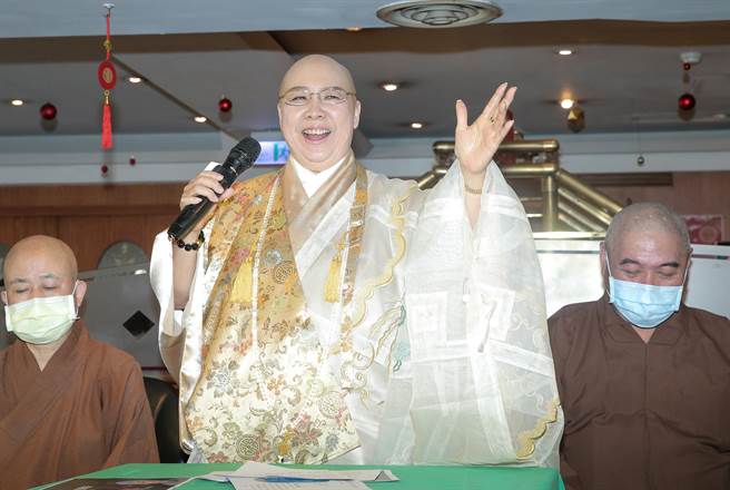 恒述法师新春宣布重大消息成立自在禅宗，内政部一句话回应（卢祎祺摄）