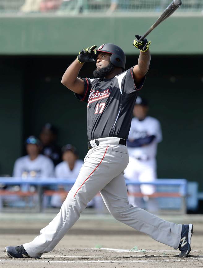 纳飞猛（Yamaico Navarro）曾效力日职罗德队。（资料照，美联社）