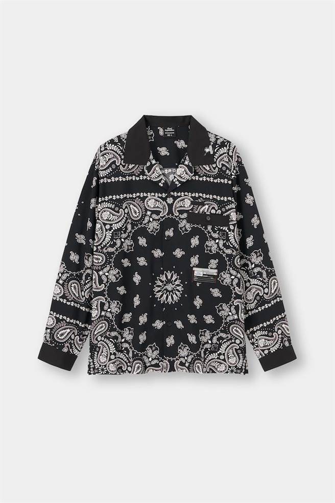 男装保龄球衫，1490元。（GU提供）