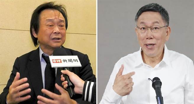 台北市议员王世坚(左）、台北市长柯文哲(右)。(图/合成图，本报资料照)