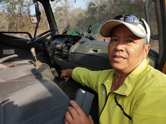 金沙镇清洁队班长李招财今早出面澄清，原来是其中1辆资源回收车受潮溼故障，才会断续传出异响。（民眾提供）