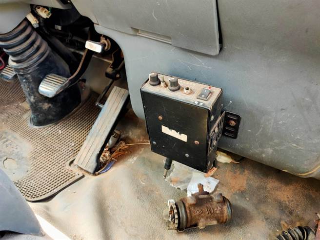 播音系统已连夜更换受潮的零组件，修復后就不会再有怪声。（民眾提供）