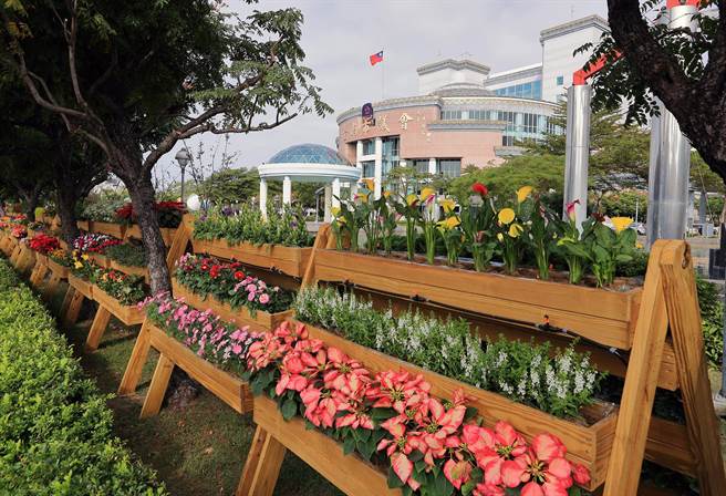 台南市議會百花齊放展結束，將開放民眾免費索取盆花。（議會提供／洪榮志台南傳真）