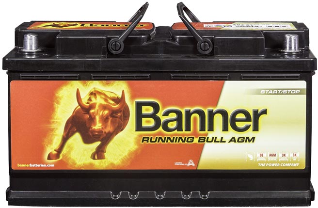 奥地利Banner红牛电瓶AGM系列电池，专为具备Start Stop系统及煞车动能回收车款使用，其稳定的电力，提供引擎再启动时更能瞬间发动。图／泰元贸易提供