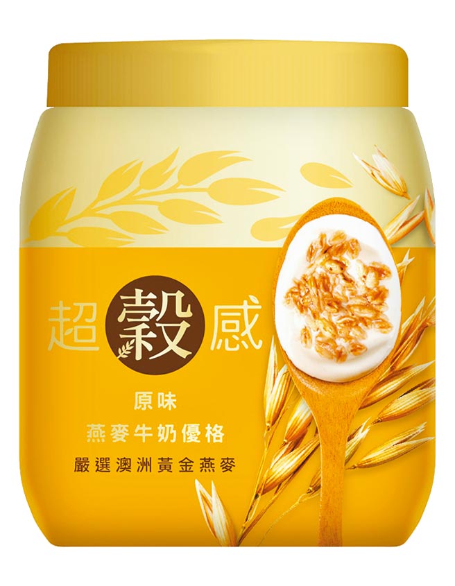 莱尔富新品「超谷感原味燕麦牛奶优格」，35元。（莱尔富提供）