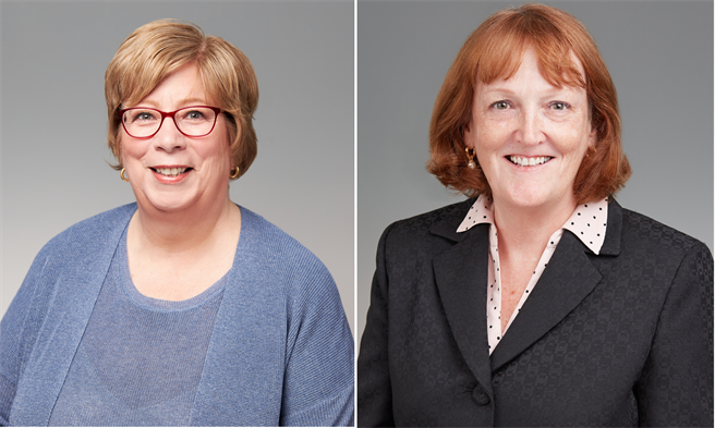 近20年來在美國對中國貿易與安全議題上有極重要影響力的美中經濟與安全審查委員會，現任的兩2位領導人都是對中政策鷹派人物。圖左為民主黨白嘉玲，圖右為共和黨的克利夫蘭。（圖／USCC)